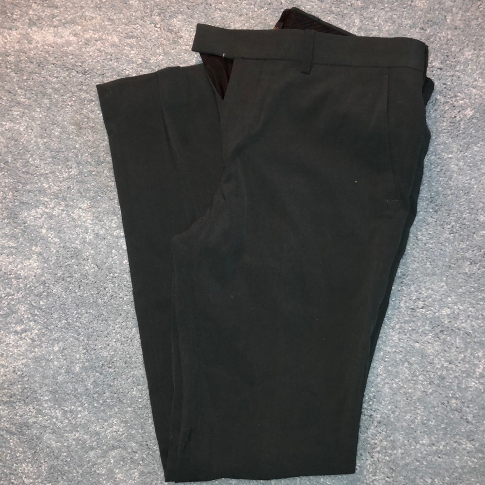 River Island, olive green, suit pants